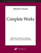 Michele Pesenti Complete Works Study Scores sheet music cover